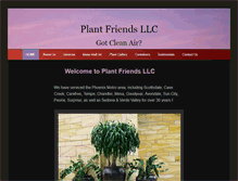 Tablet Screenshot of plantfriends.com